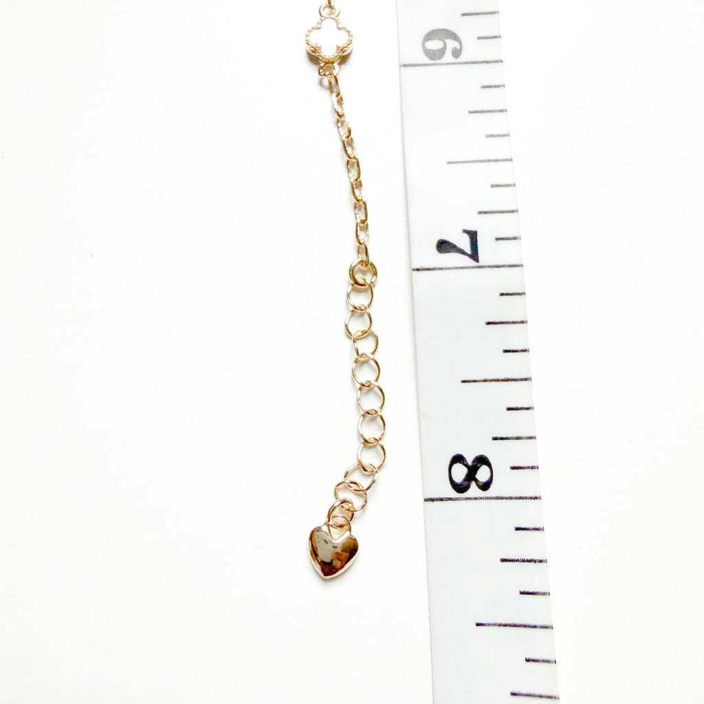 Mother of Pearl Clover Bracelet - Séfan Jewelry