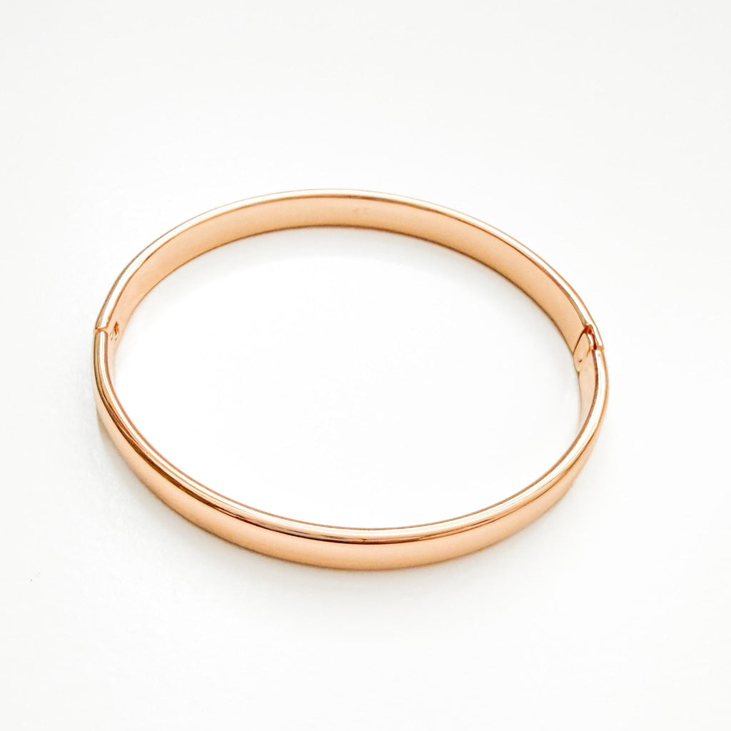 Simple rose gold bangle - Séfan Jewelry