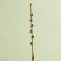 Amethyst CZ Station Tennis Bracelet — 14K Gold Plated