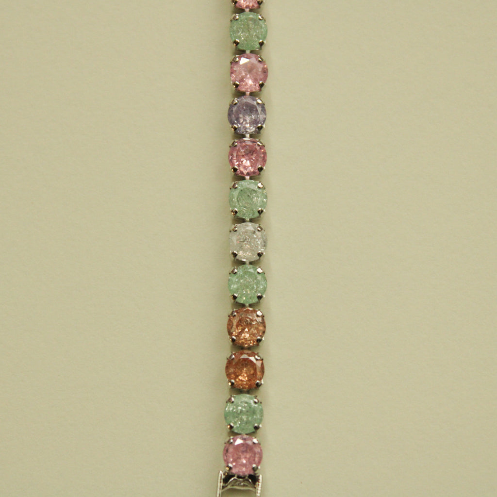 Sorbet CZ Tennis Bracelet