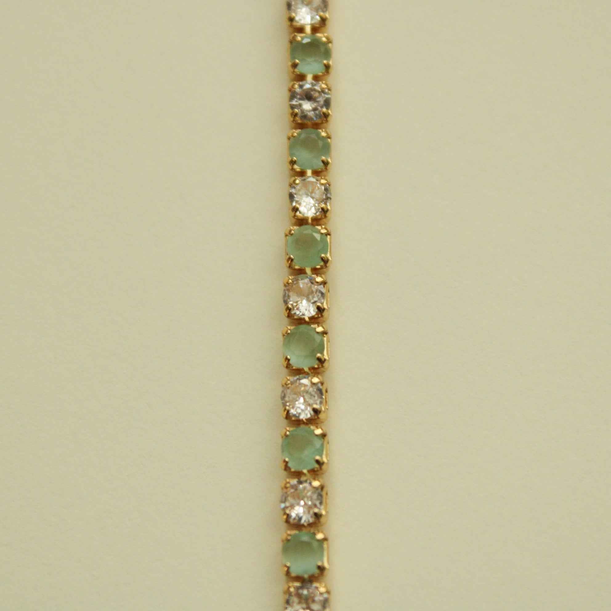 Seafoam CZ Tennis Bracelet