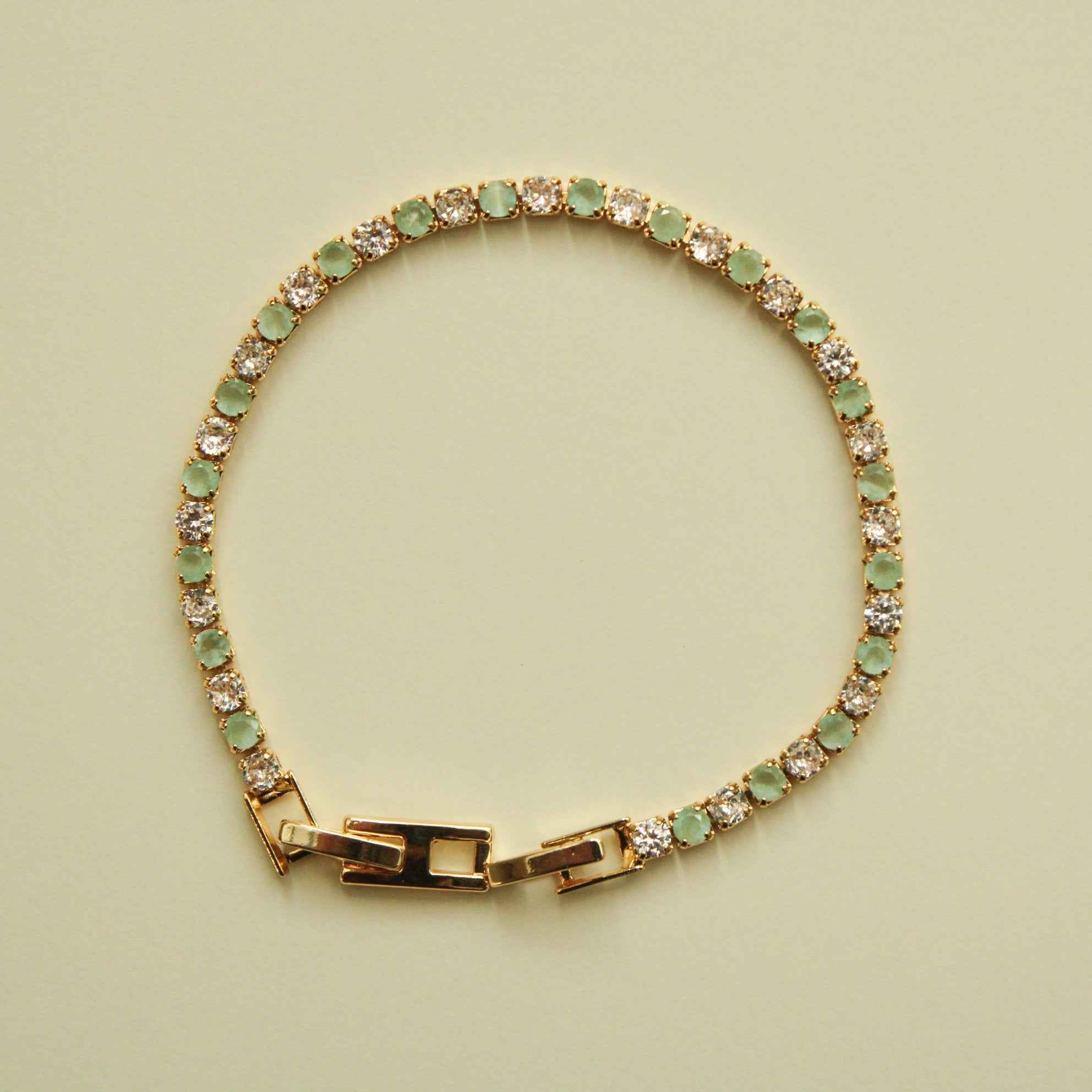 Seafoam CZ Tennis Bracelet