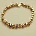 Multicolor CZ Bezel Tennis Bracelet