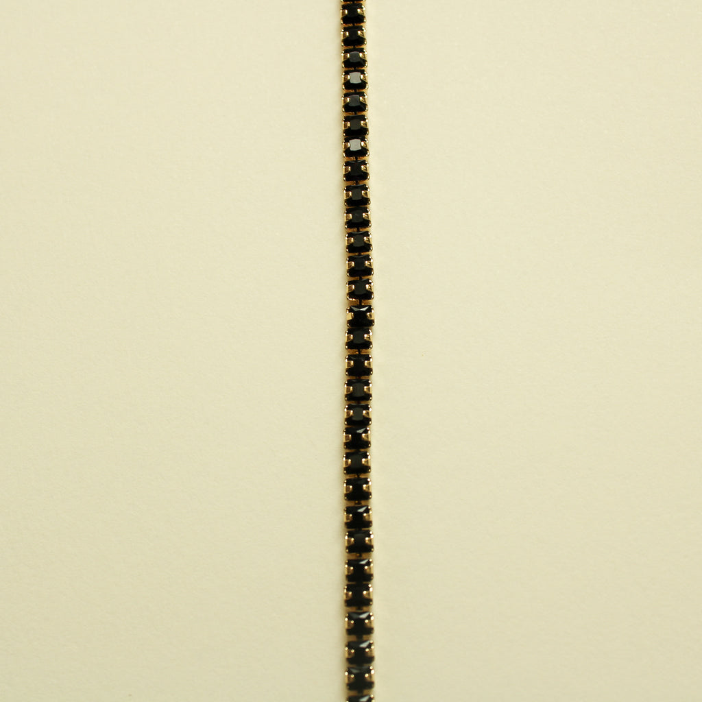Black CZ Tennis Bracelet