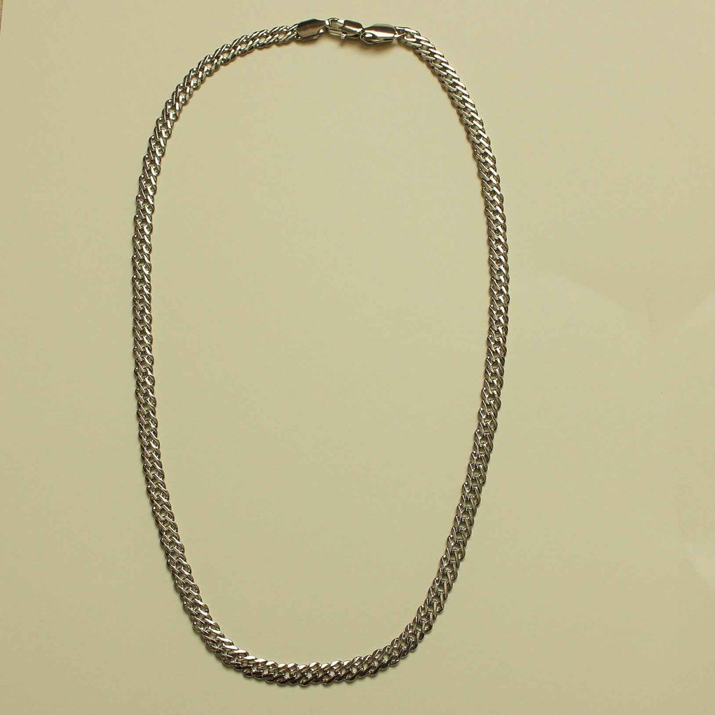 Chunky Double Link Curb Chain Necklace