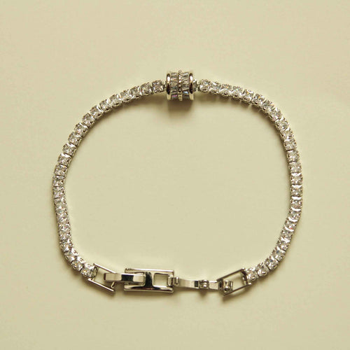 Baguette Station Tennis Bracelet