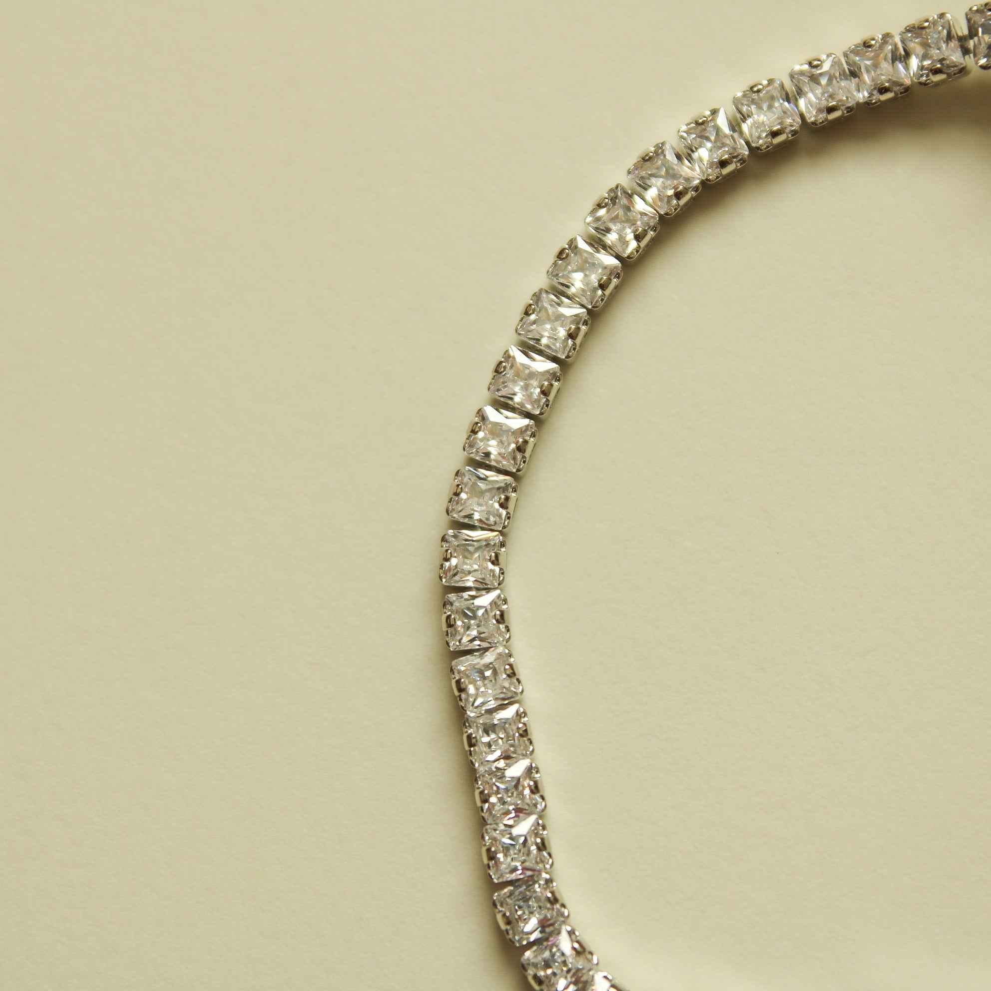 Baguette Station Tennis Bracelet