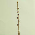 Amethyst CZ Station Tennis Bracelet — 14K Gold Plated - Séfan Jewelry