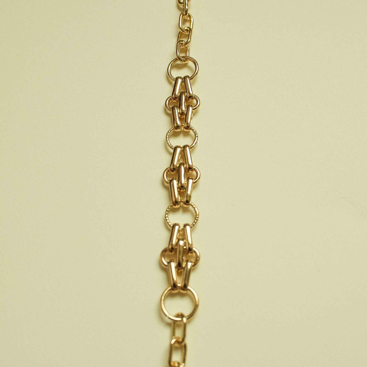 Bold Chain Link Necklace & Bracelet Set — 14K Gold Plated - Séfan Jewelry