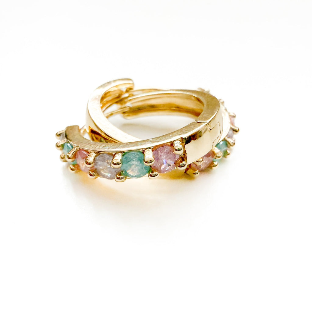 Candy gold huggie - Séfan Jewelry