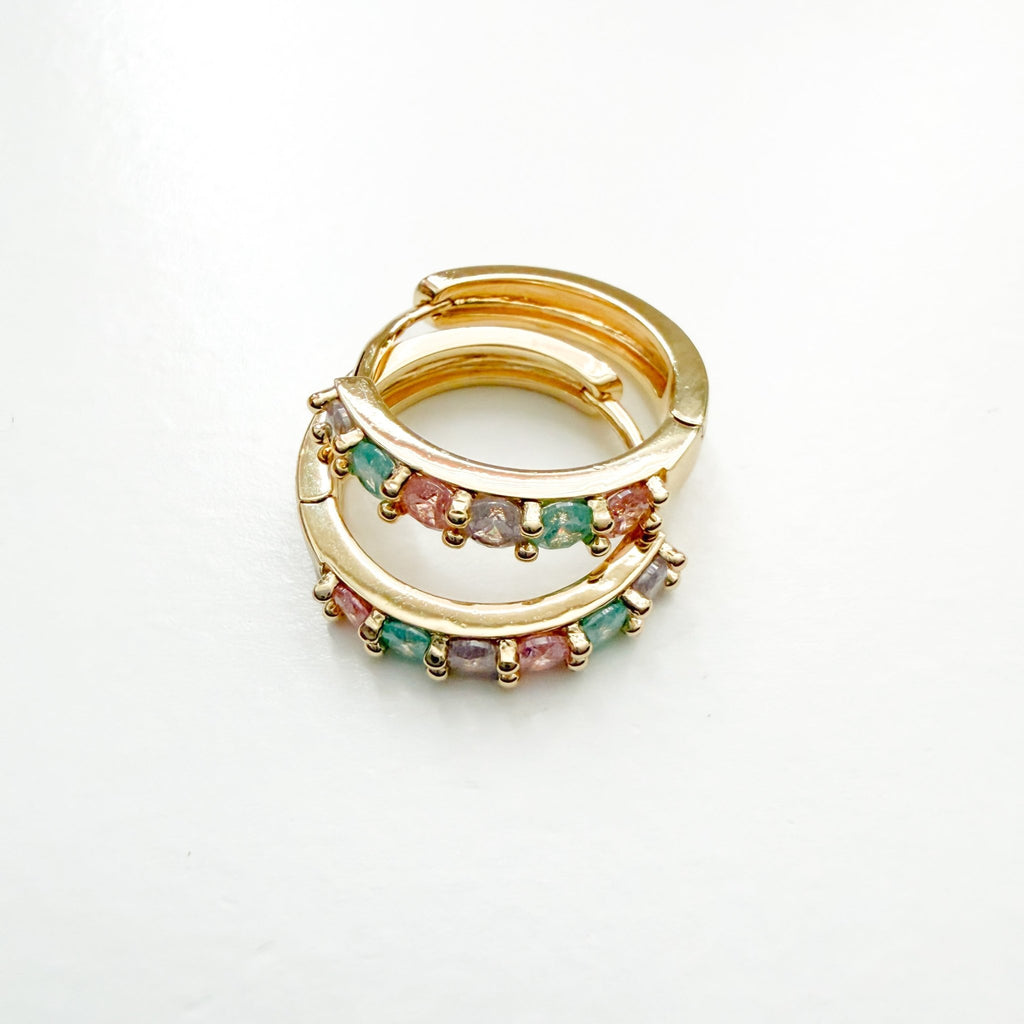 Candy gold huggie - Séfan Jewelry