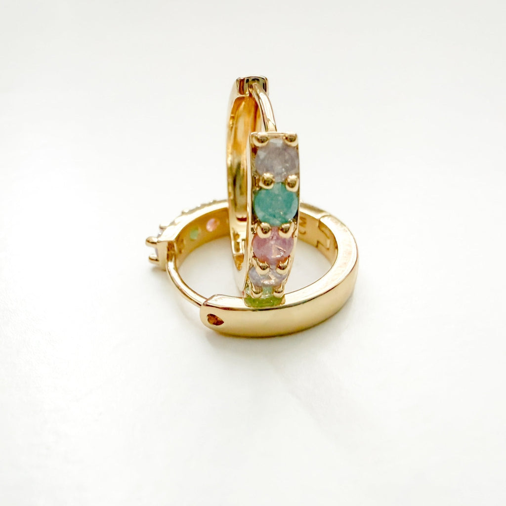Candy gold huggie - Séfan Jewelry