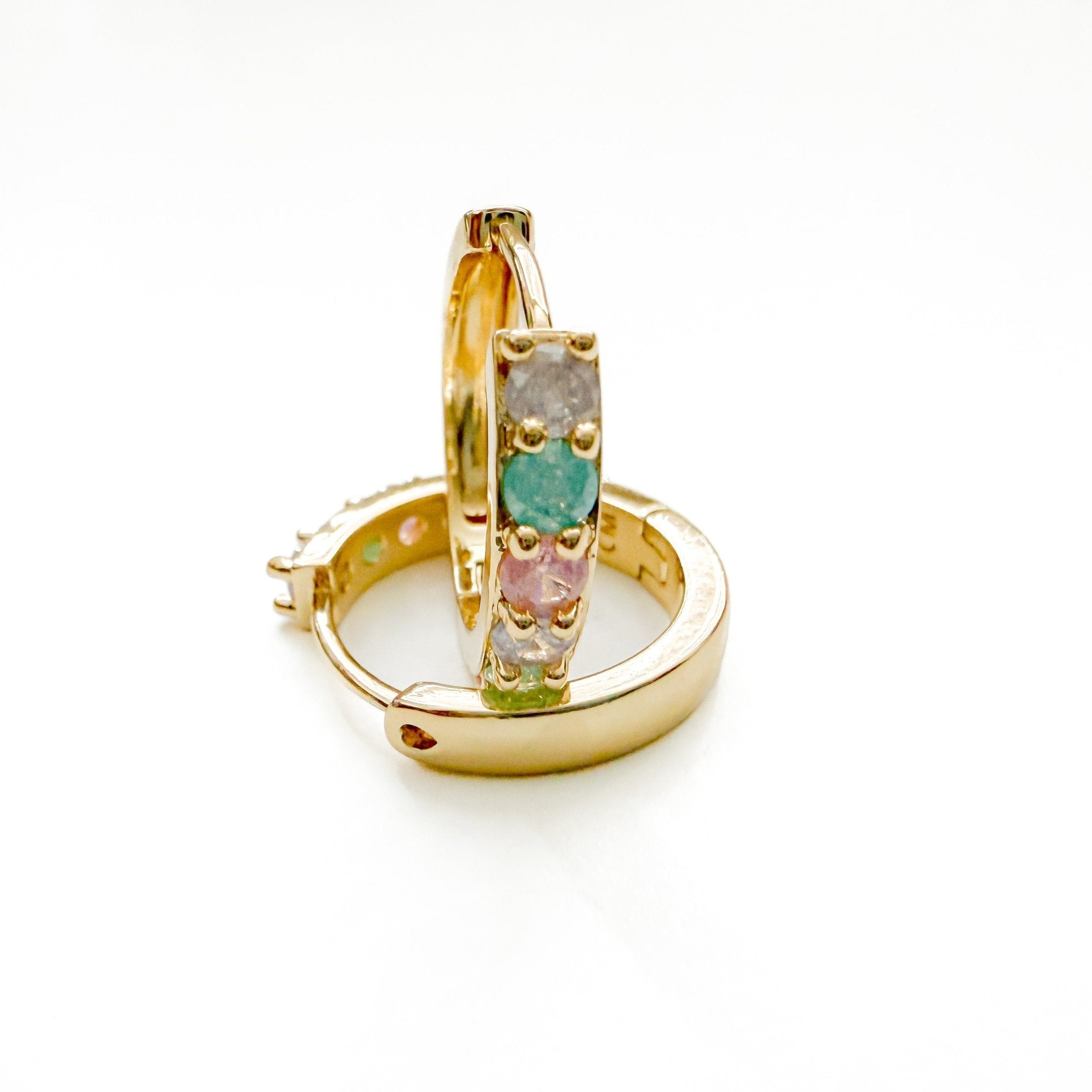 Candy gold huggie - Séfan Jewelry