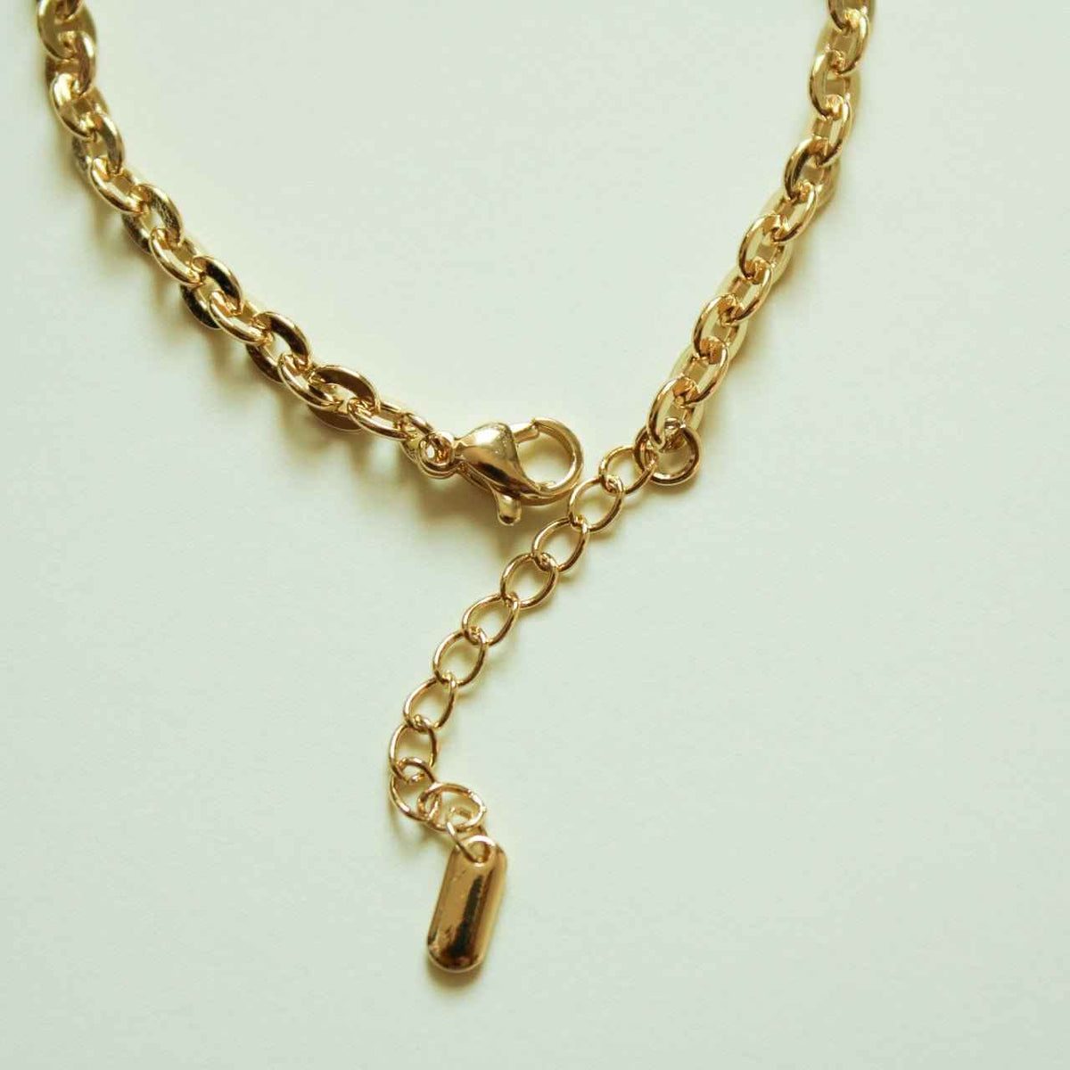 CZ Butterfly Station Chain Bracelet — 14K Gold Plated