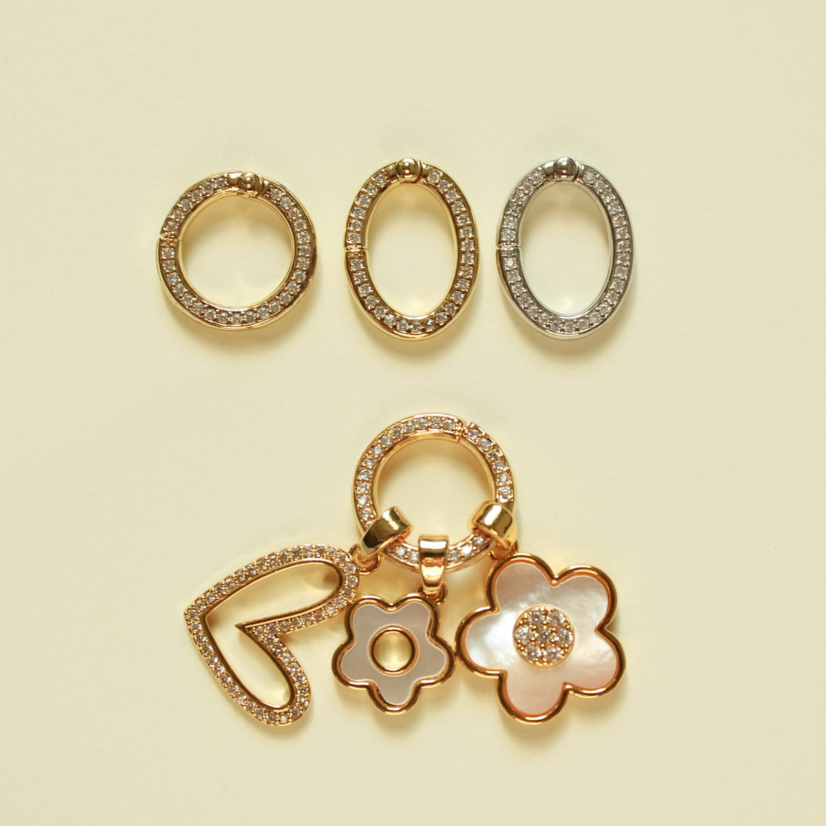 Gold Plated Charm Collection — Build Your Own Necklace - Séfan Jewelry
