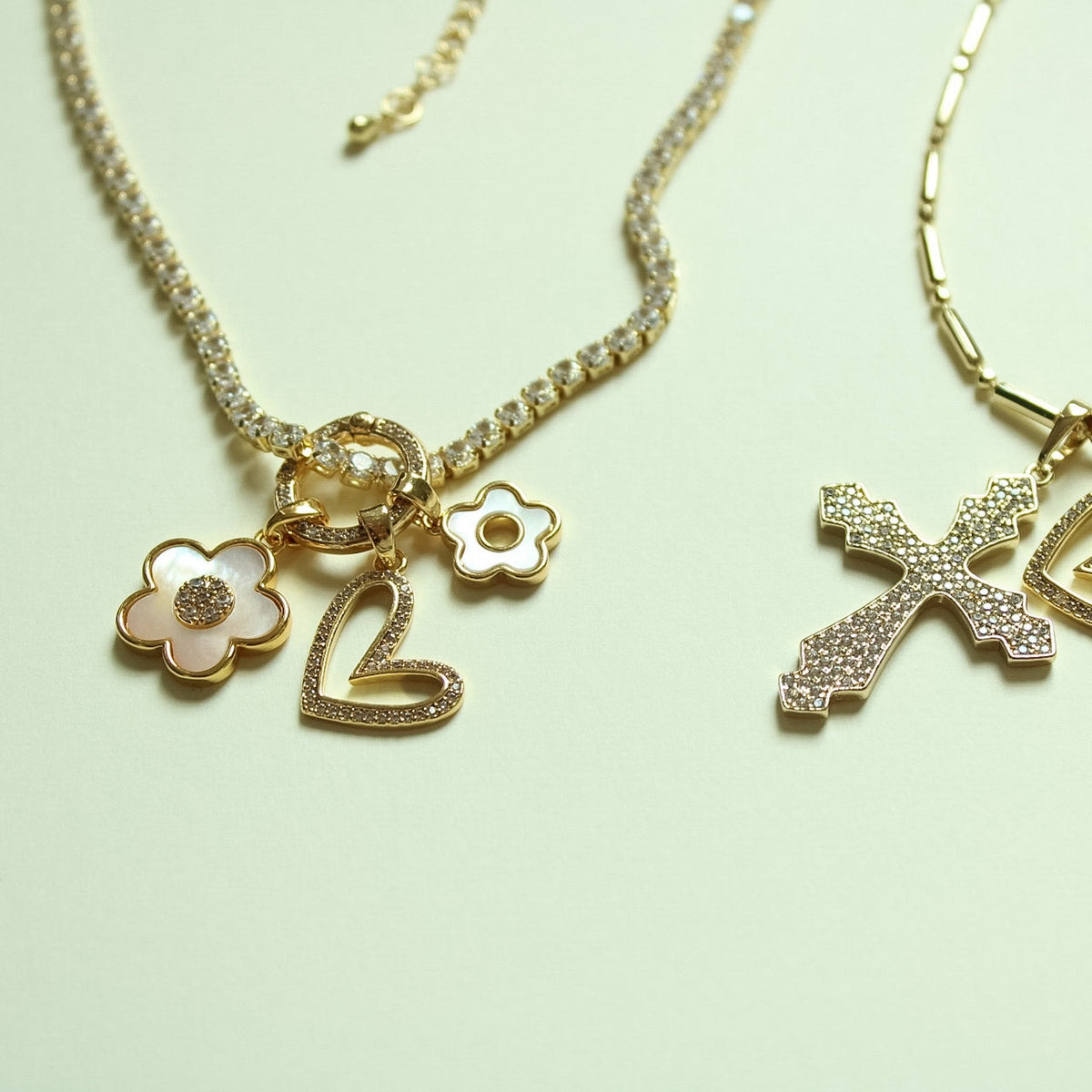 Gold Plated Charm Collection — Build Your Own Necklace - Séfan Jewelry