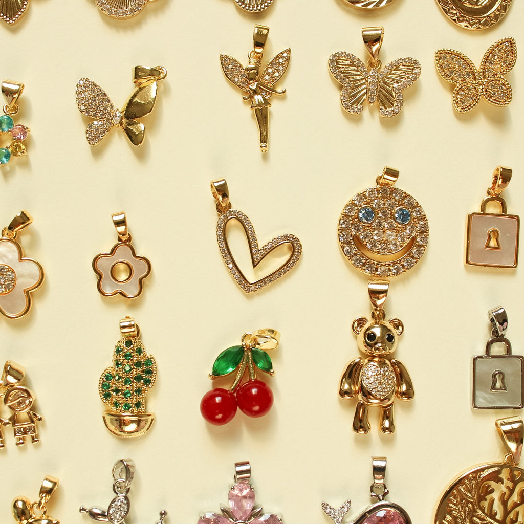 Gold Plated Charm Collection — Build Your Own Necklace - Séfan Jewelry