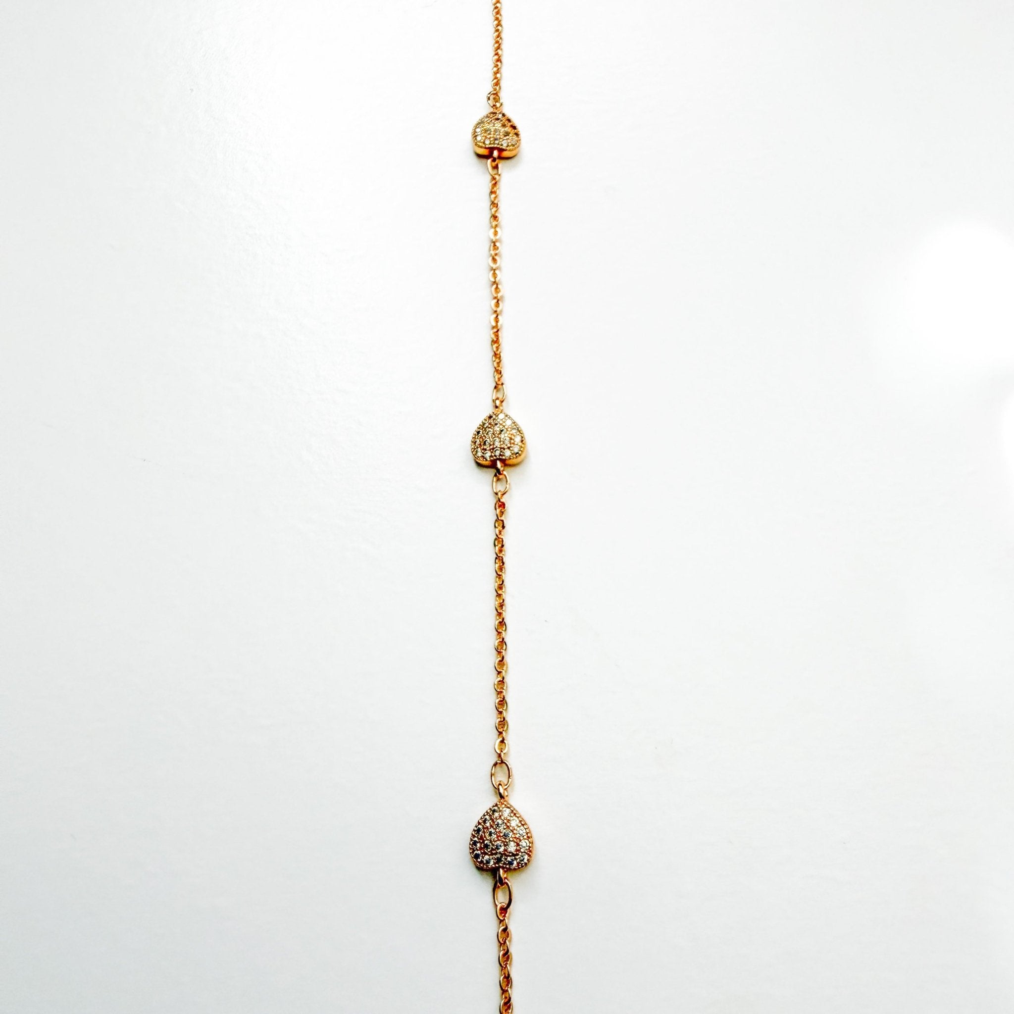 Rose heart anklet - Séfan Jewelry