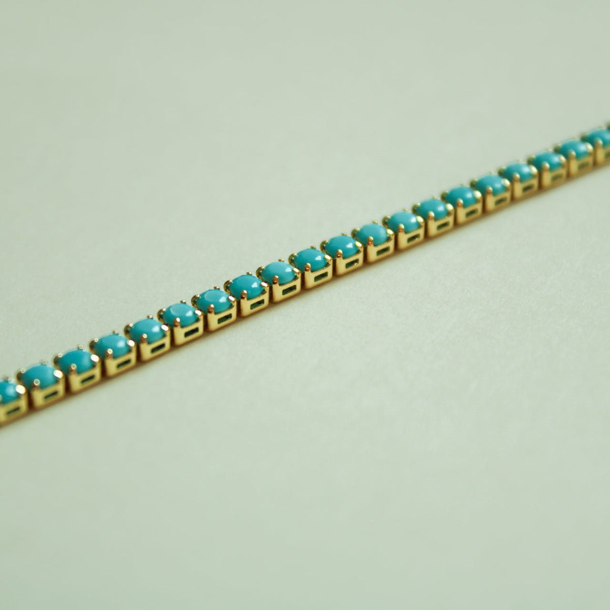 Tennis Necklace — 14K Gold Plated 925 Silver - Séfan Jewelry